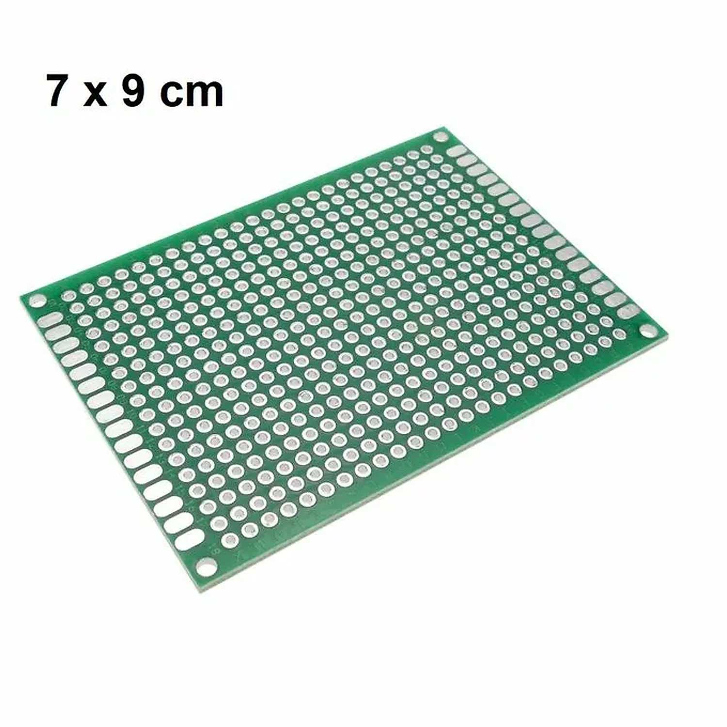 Plaque perforee 5×7 cm Verte Double Face