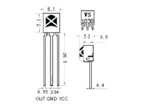 Capteur infrarouge VS1838B pour Arduino