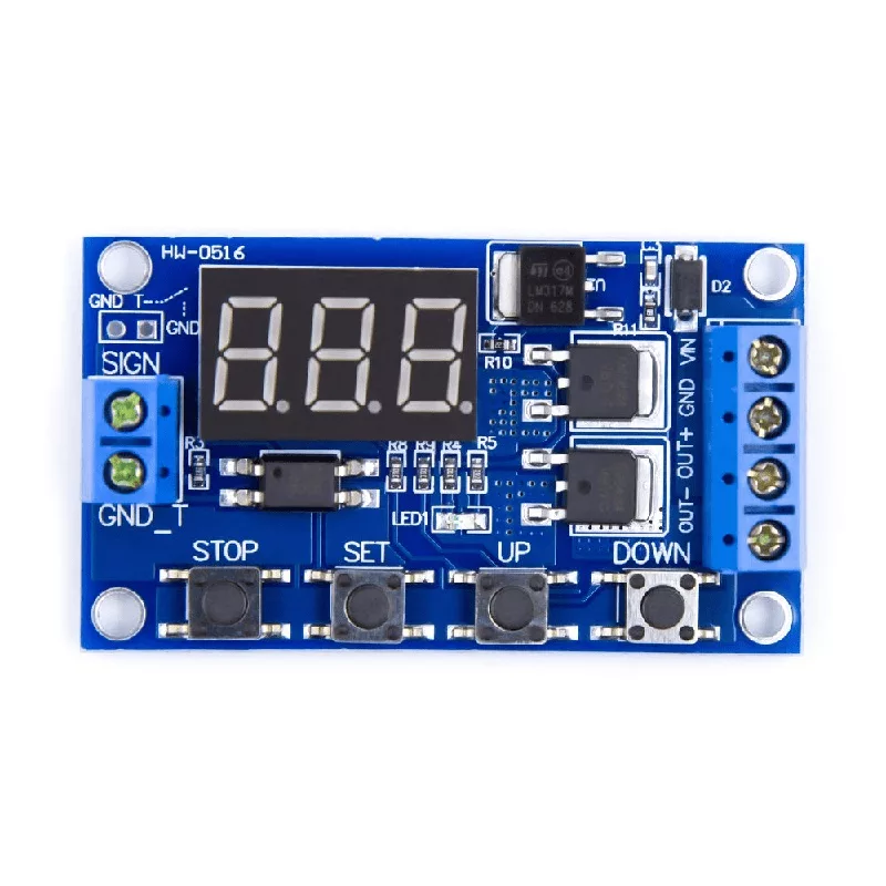 Module temporisateur numérique avec affichage LED