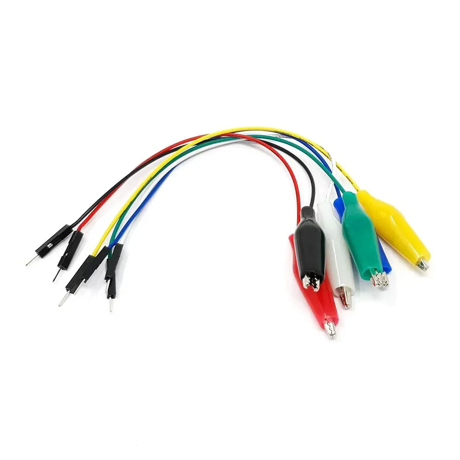 Fil de connexion 30 cm pince crocodile  vers fil connecteur male
