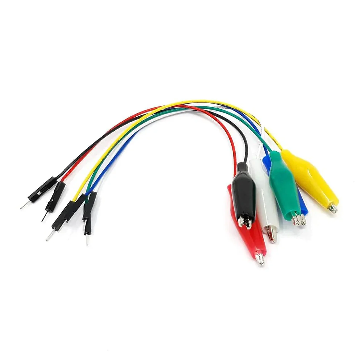 Fil de connexion 30 cm pince crocodile  vers fil connecteur male