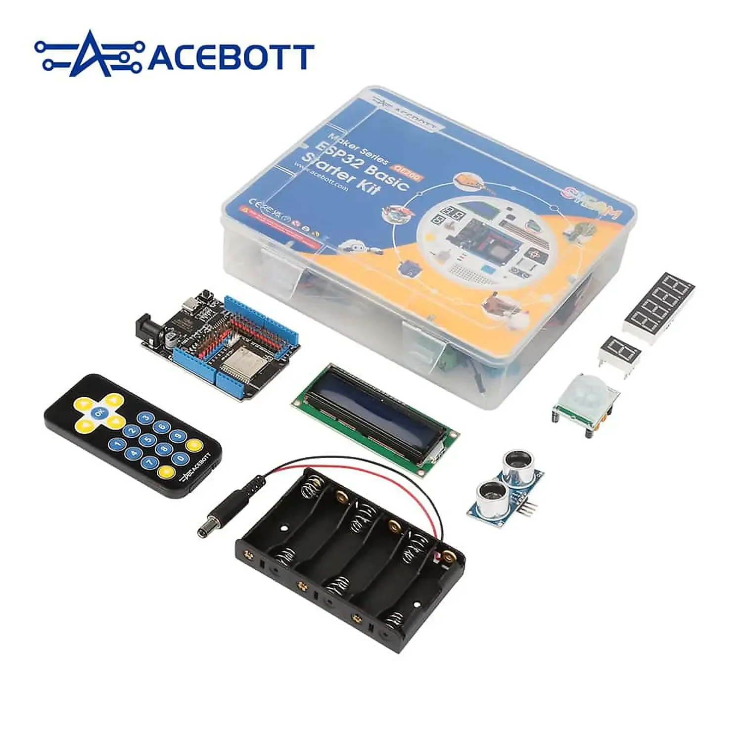 Kit de démarrage de base ACEBOTT ESP32 (Pack d'extension de projet)