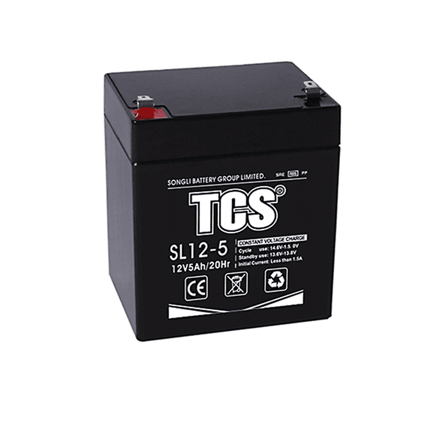 Batterie rechargeable 12V 5AH TCS 90x70x101mm