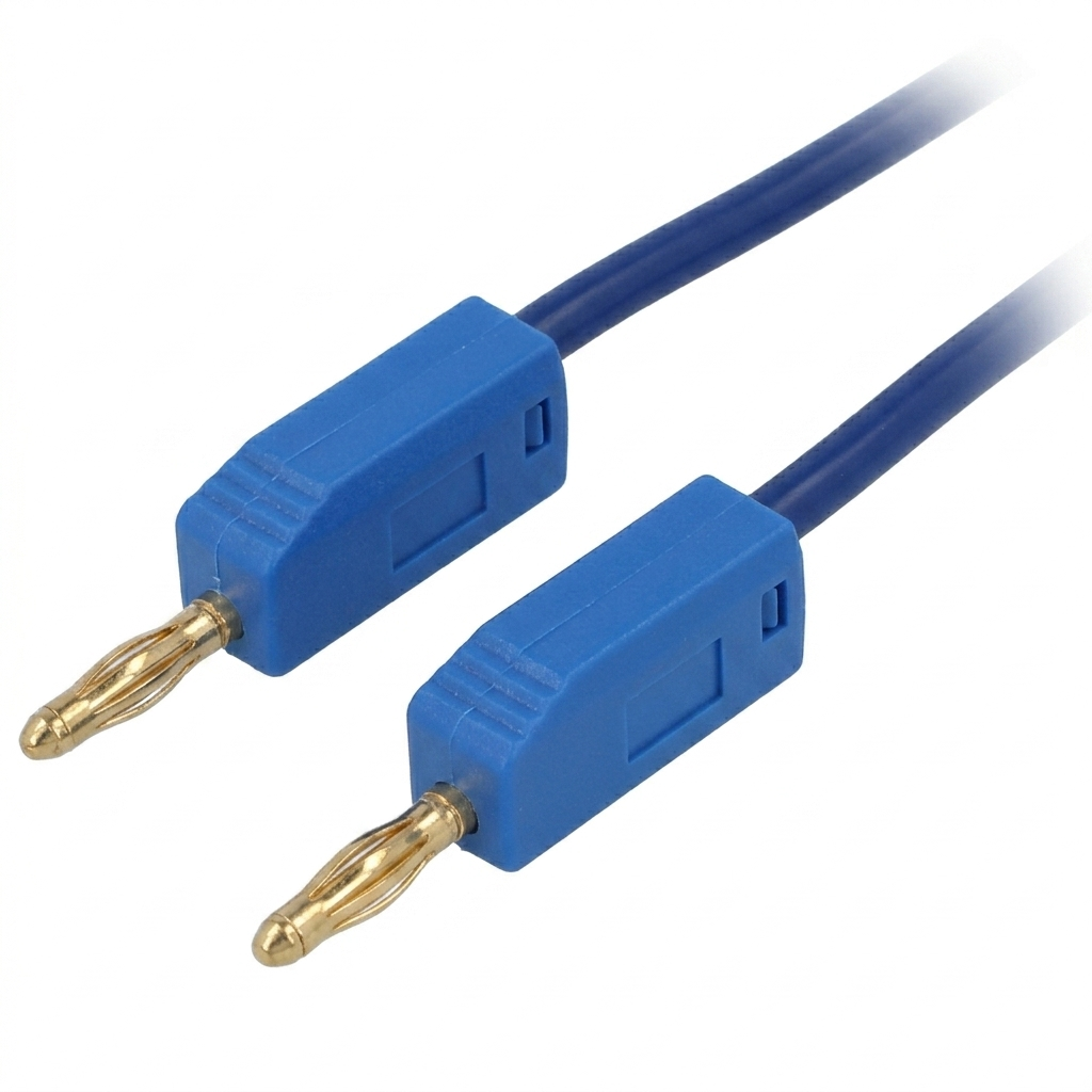 Cordon banane-banane 2mm Bleu 0.5cm