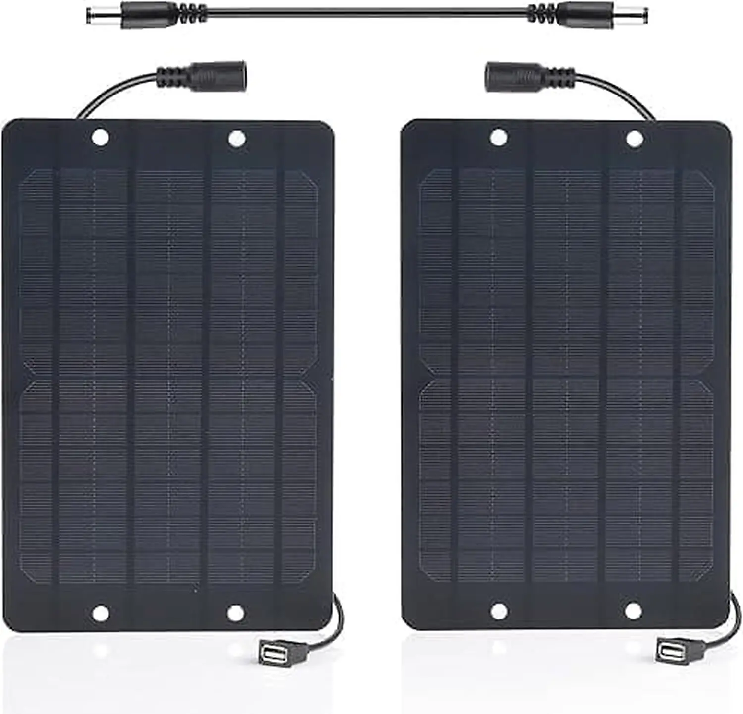 Panneau solaire pour camping - Pack de 2 Panneaux 6W