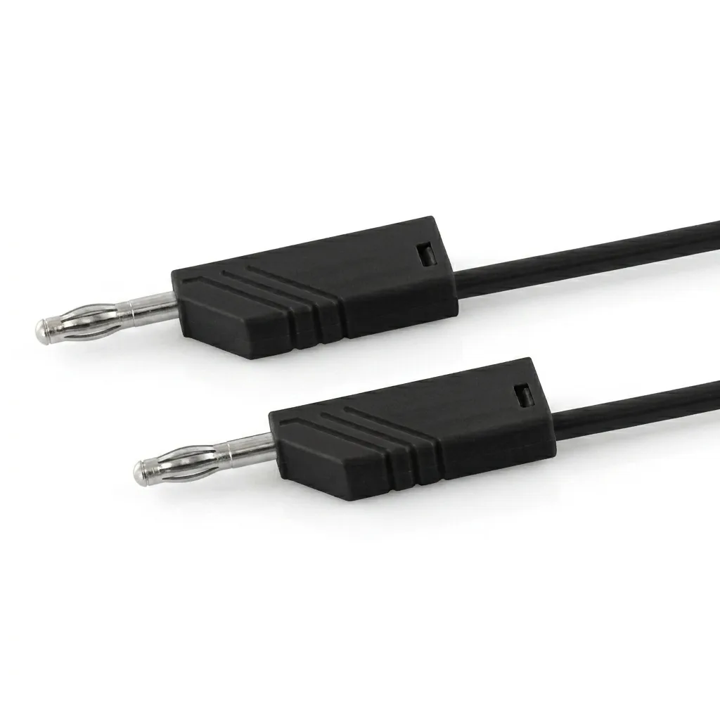 Cordon banane-banane 4mm Noir 0.5M