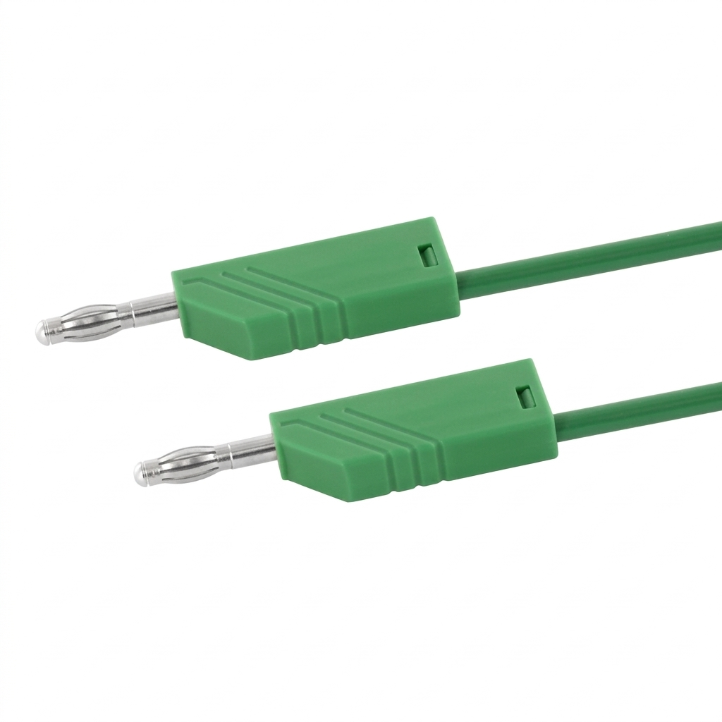 Cordon banane-banane 4 mm Vert 0.5M