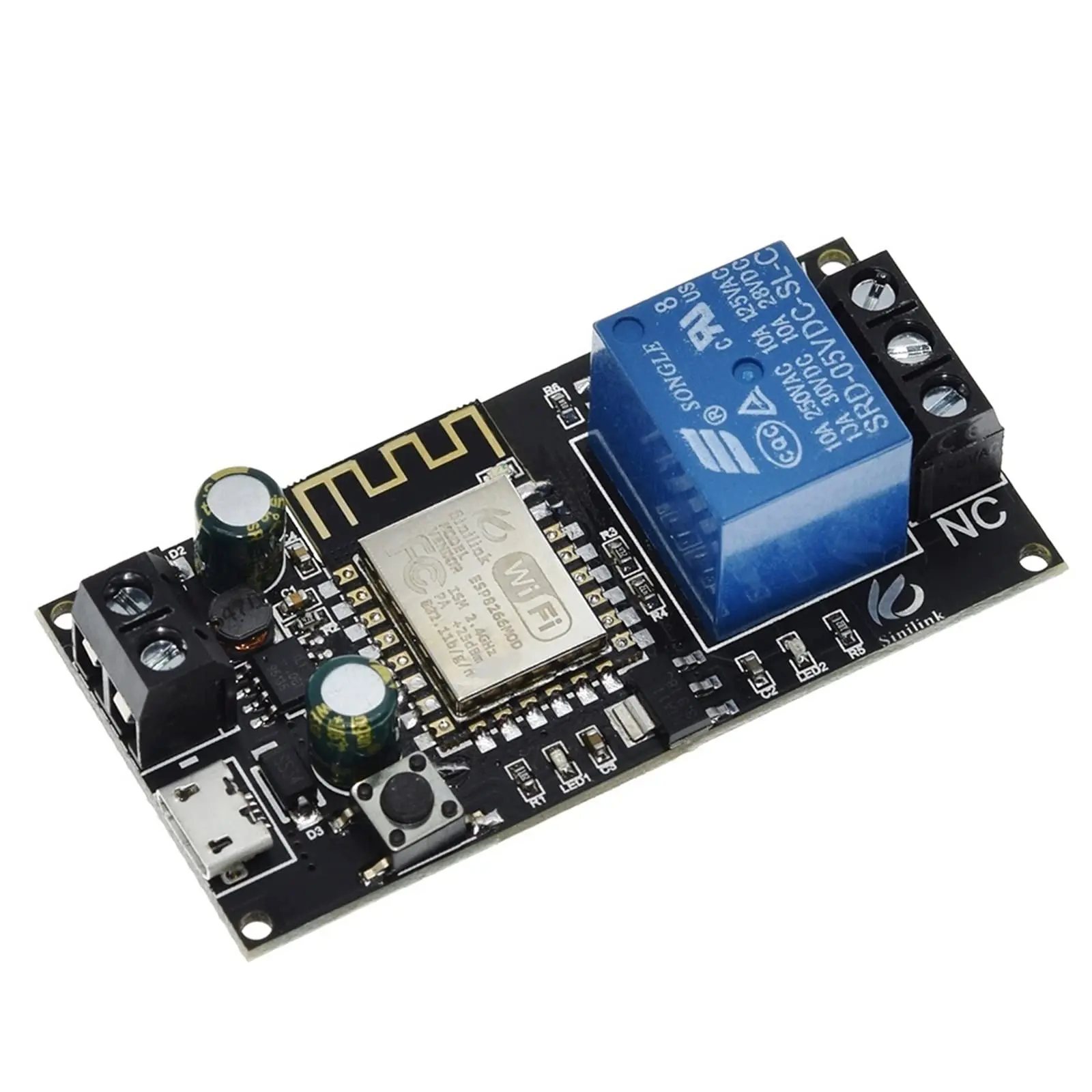Module de contrôle Relay 5V ESP8266 sinilink DC 6-36V