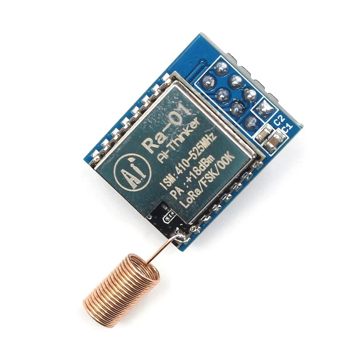 Module LoRa SX1278 Ra-01 433Mhz 8pin bleu