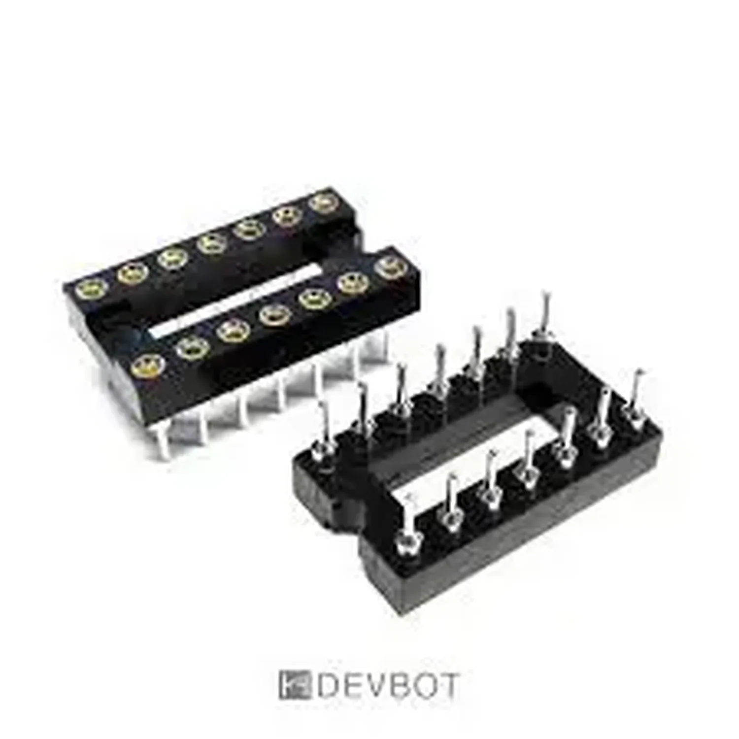 Support circuit DIP-14, 14 broches, pour circuits intégrés