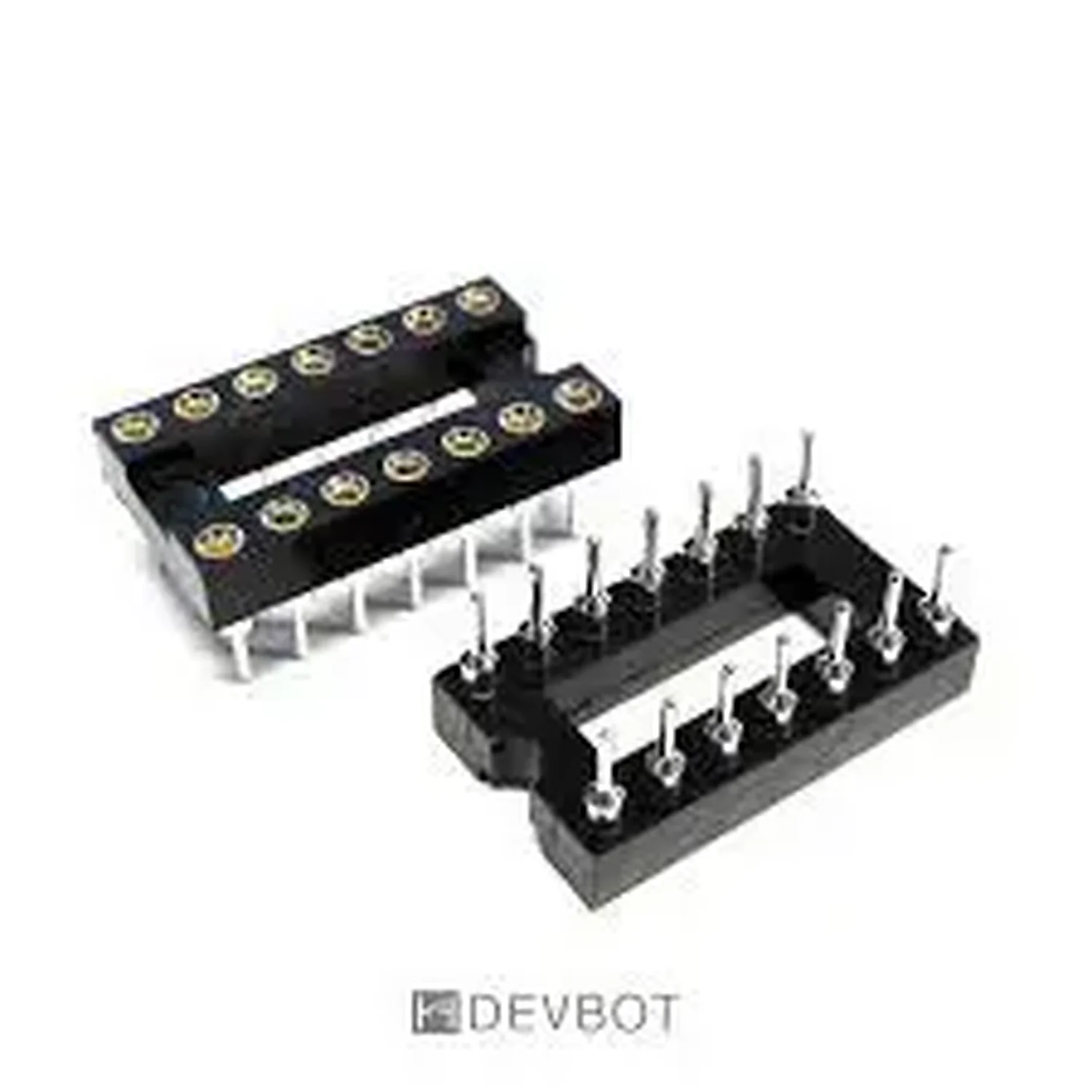 Support circuit DIP-14, 14 broches, pour circuits intégrés