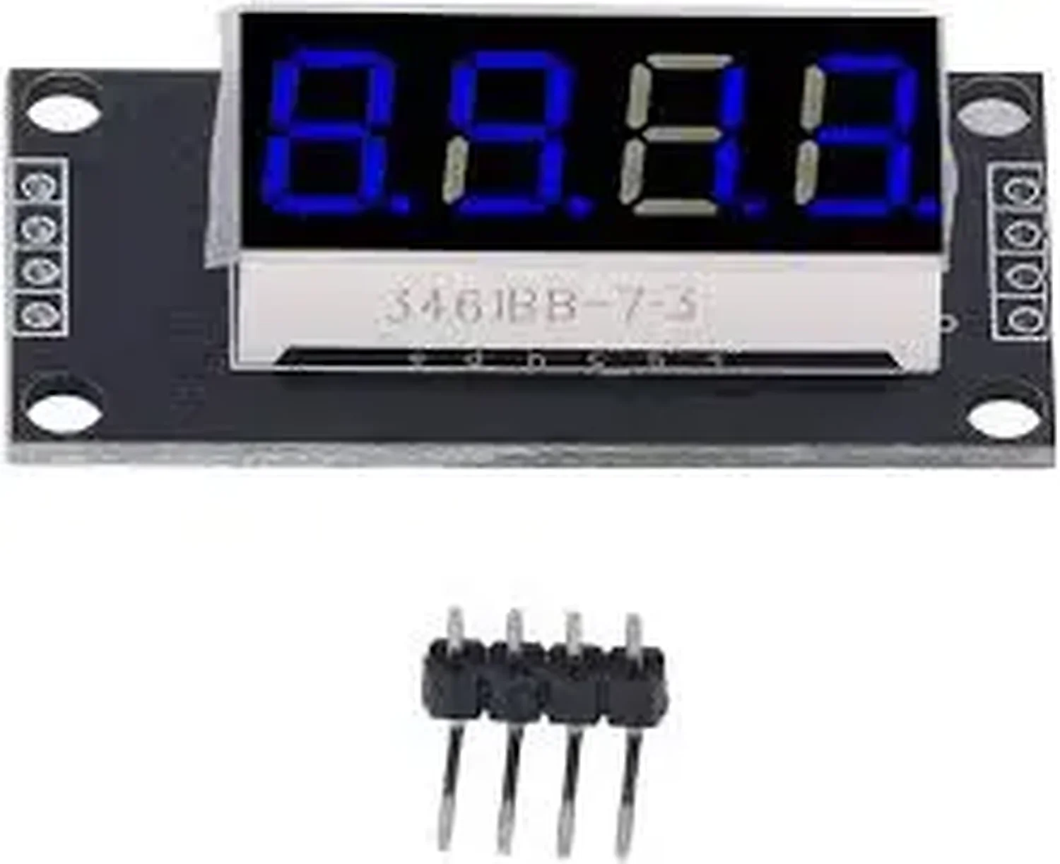 Module d'affichage LED bleu à 4 chiffres TM1637, 0.56