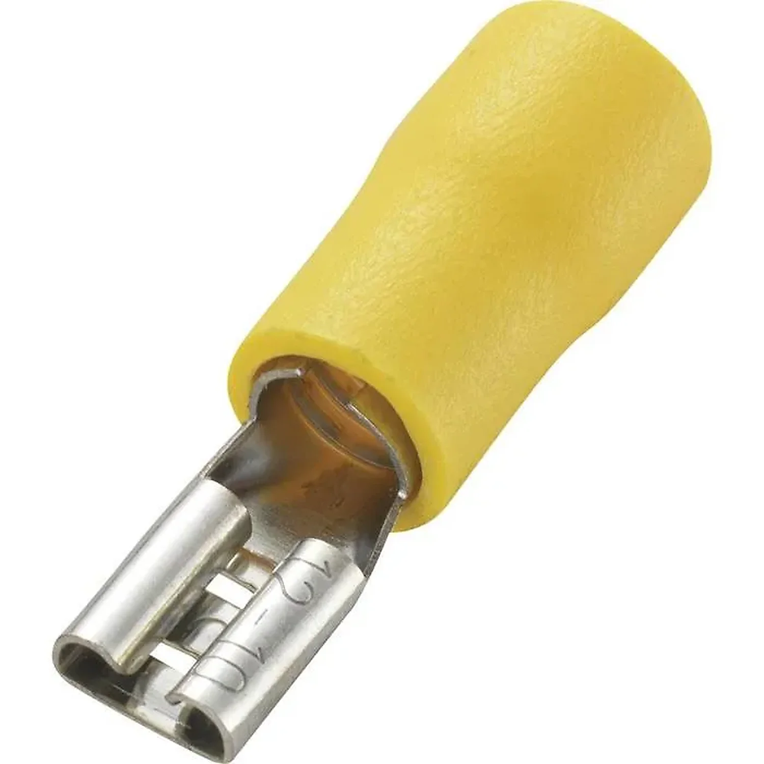 Cosse Fiche Femelle Jaune FDD5-250, connecteur électrique 250V 10A