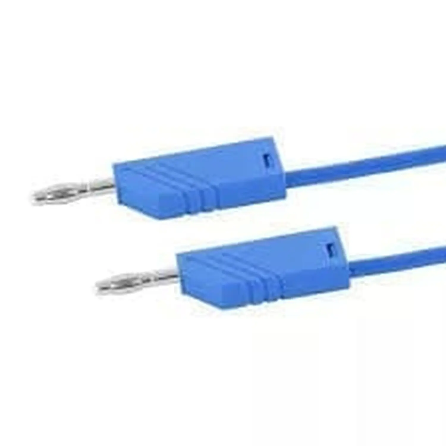 Cordon de connexion banane 4 mm bleu 1,5 m pour électronique (câble)