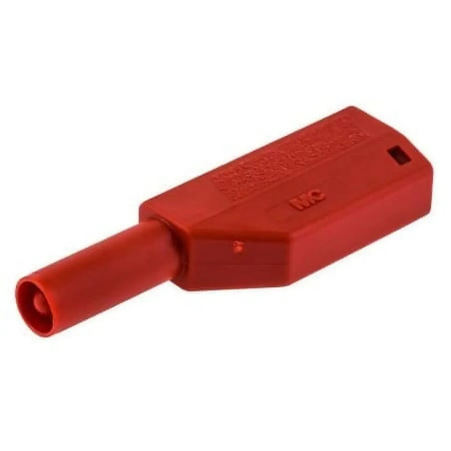 Fiche Banane Sécurisée 4mm Rouge - Connecteur pour Projets Électroniques