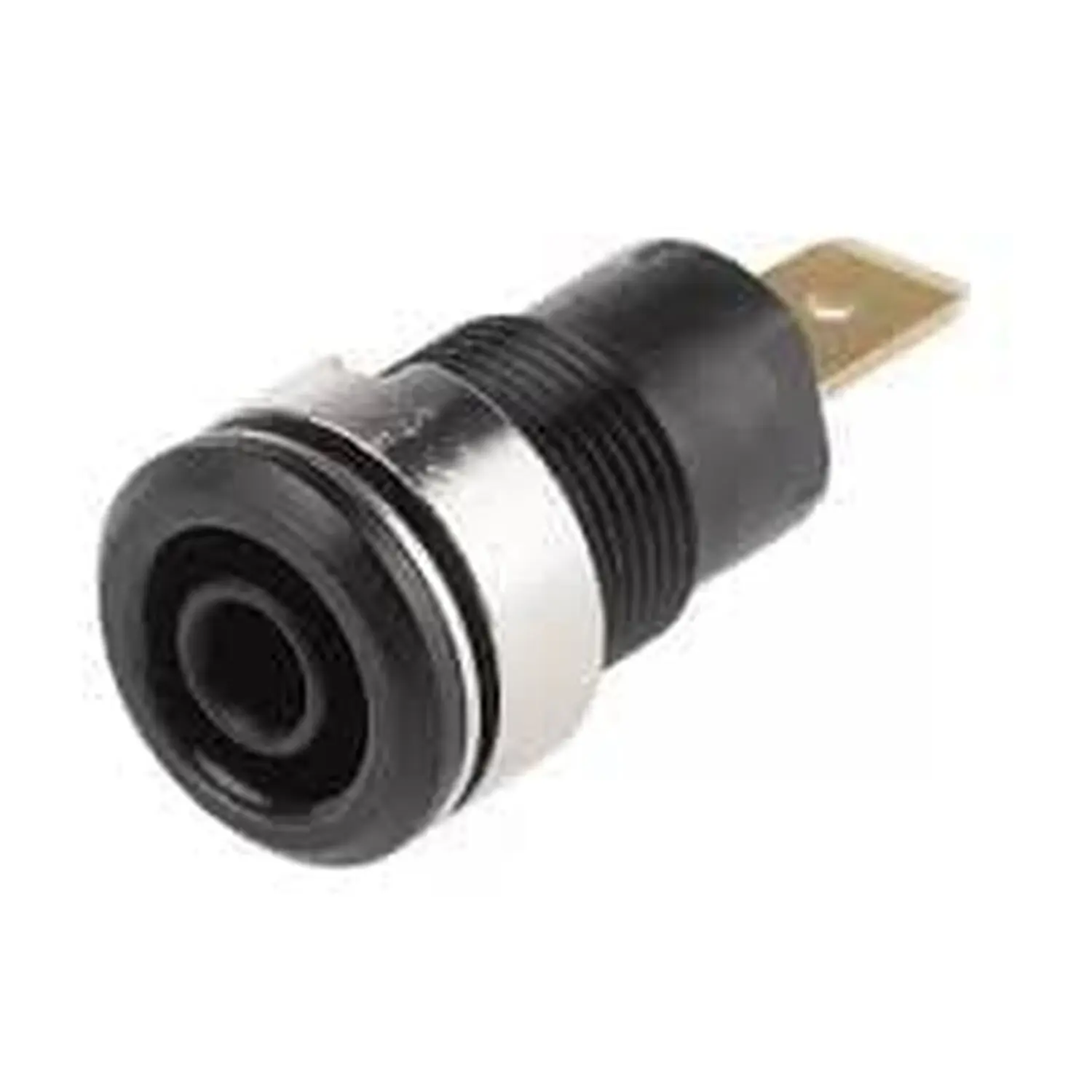 Connecteur isolé Femelle de fiche banane 4 mm noir 3266