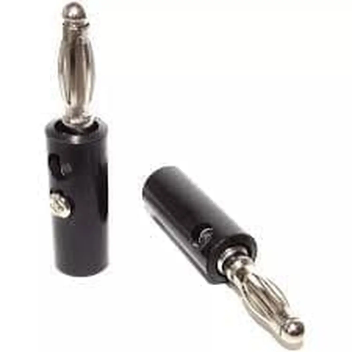 Connecteur isolé Male de fiche banane 4 mm Noir