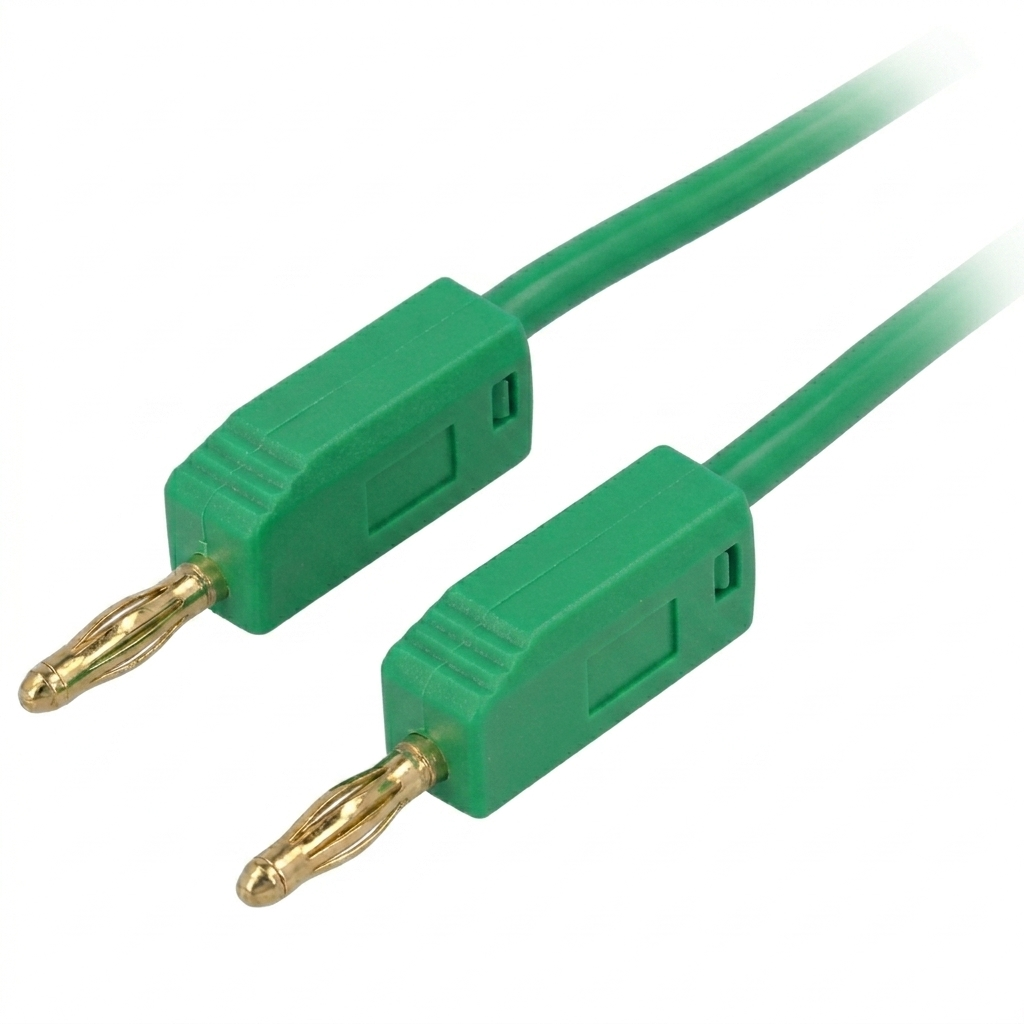 Cordon banane-banane 2mm vert 0.5cm