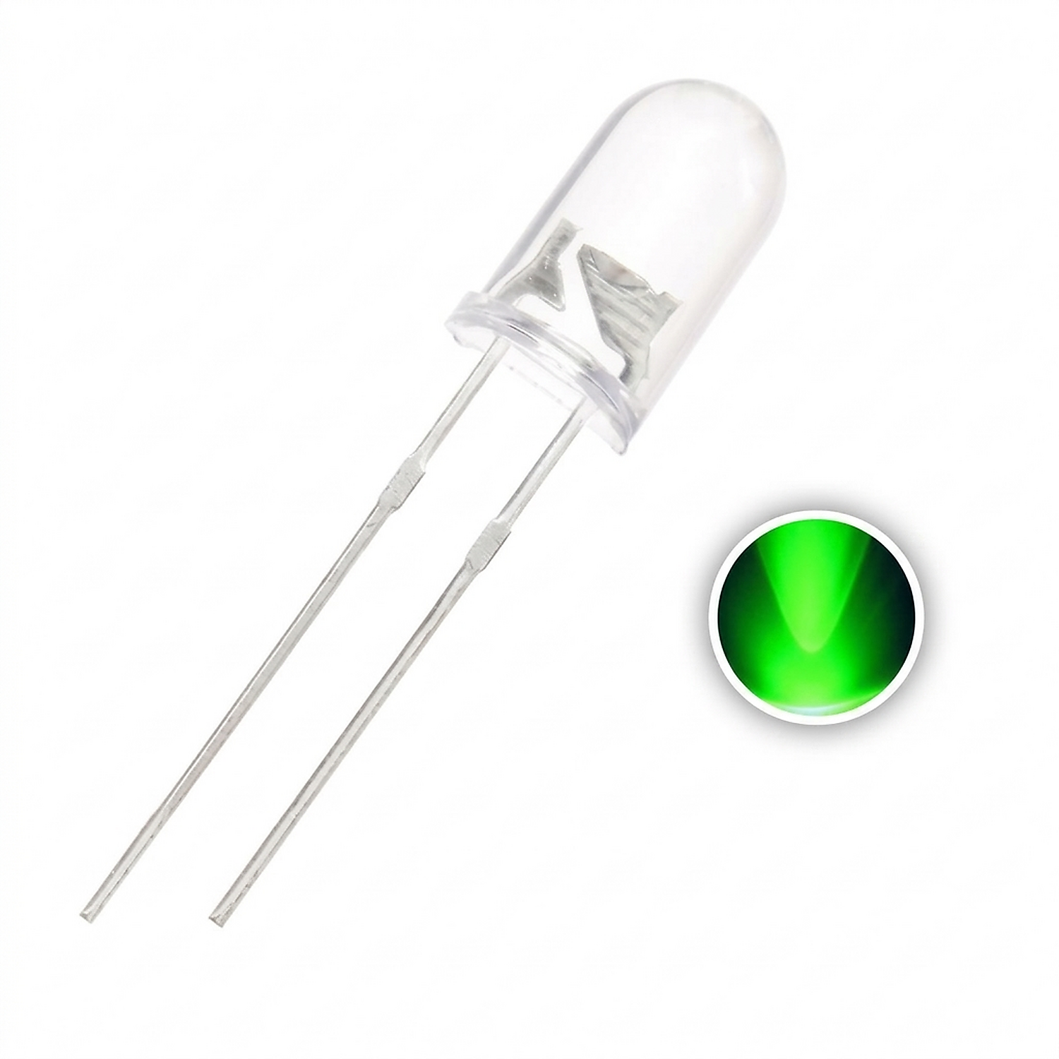 Led Verte 5mm Haute luminosité