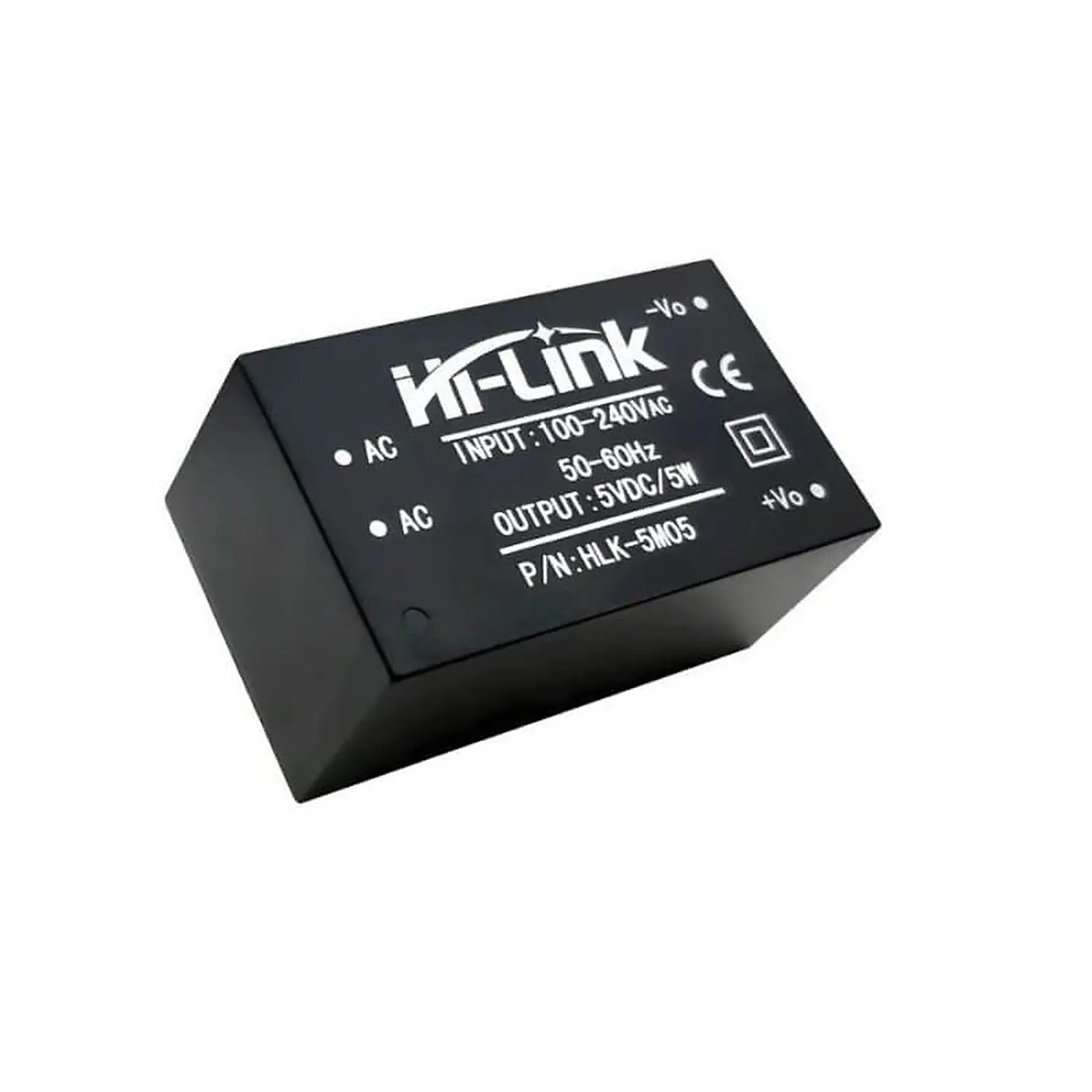 Module d'Alimentation Isolé HLK-5M05 Vin=240VAC; Vout=5VDC/5W