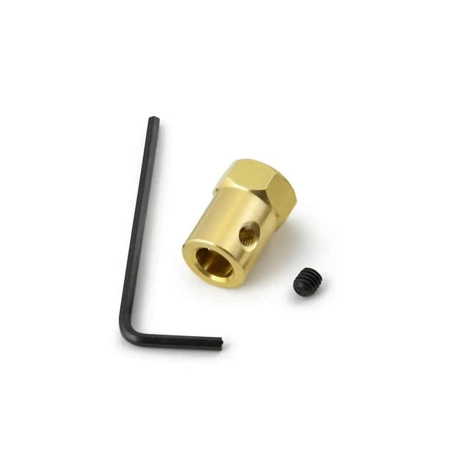 Accouplement Hexagonal 4mm pour Roue et Moteur L:18mm