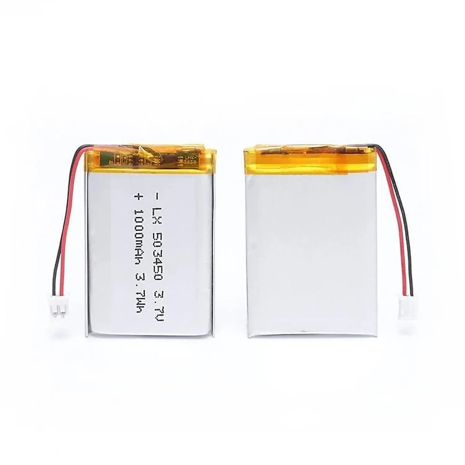Batterie lipo rechargeable au lithium 3.7v 1000mah