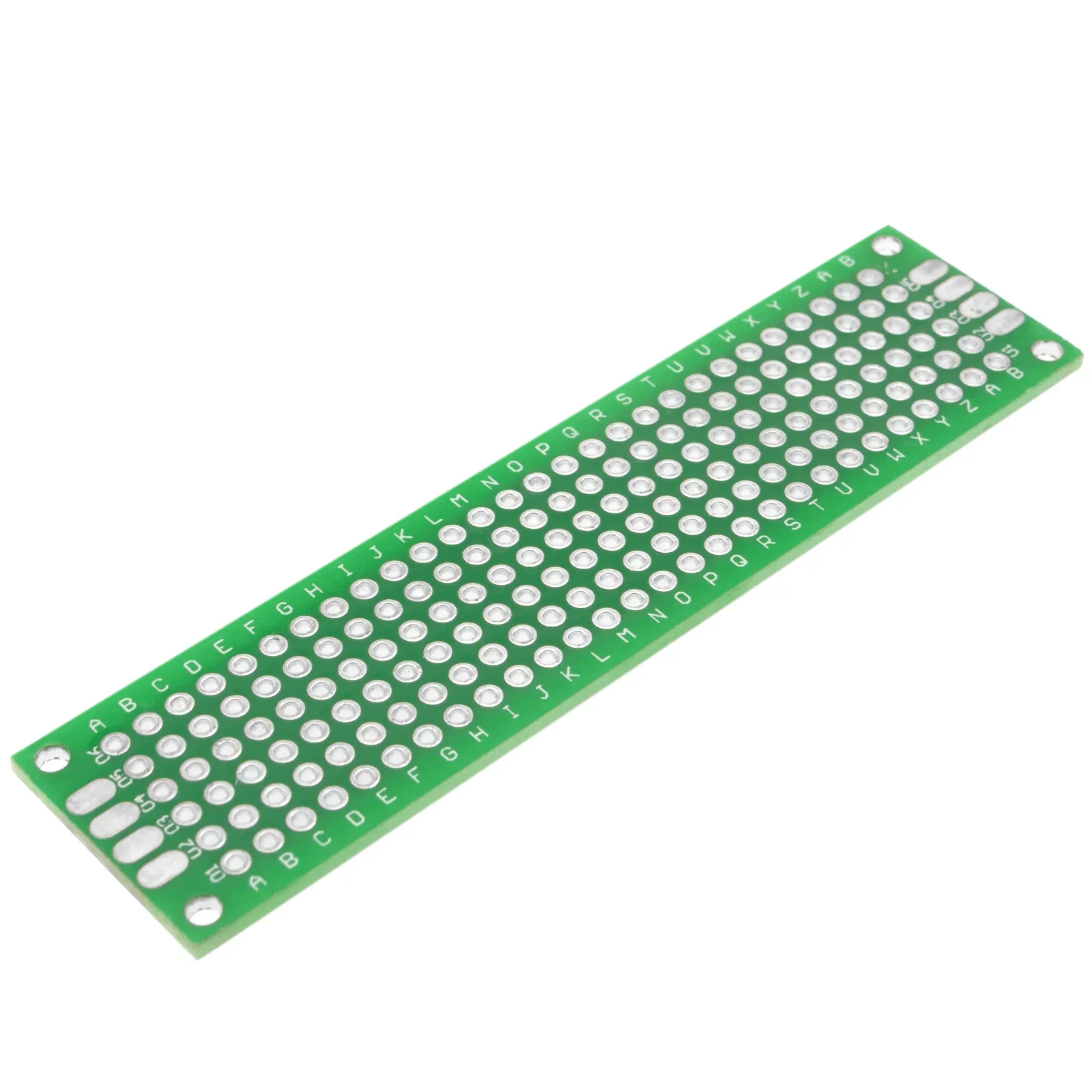 Plaque perforee 2X8 cm Verte Double Face