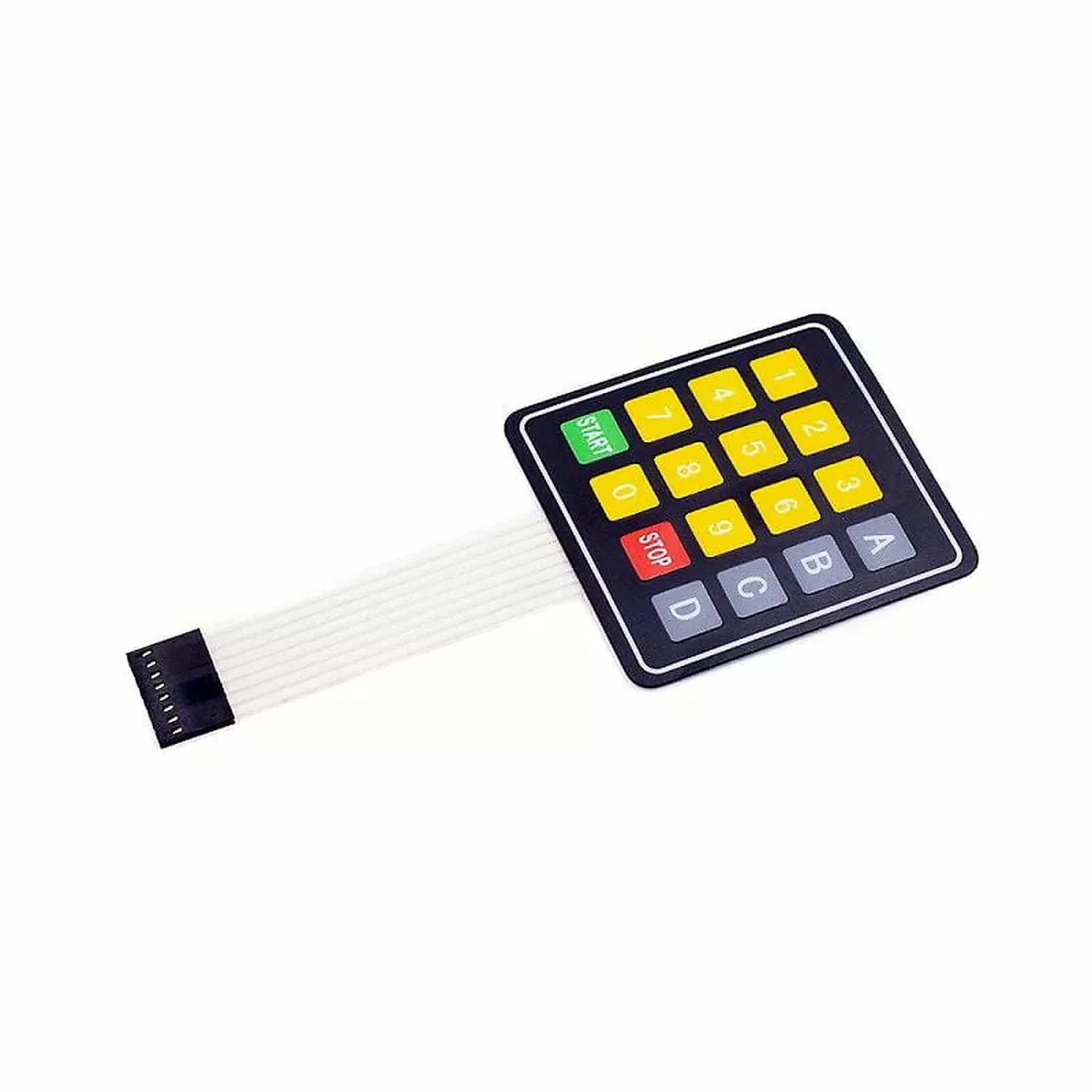 Clavier 16 touches - Module compact 77x70x0,8 mm pour projets électroniques