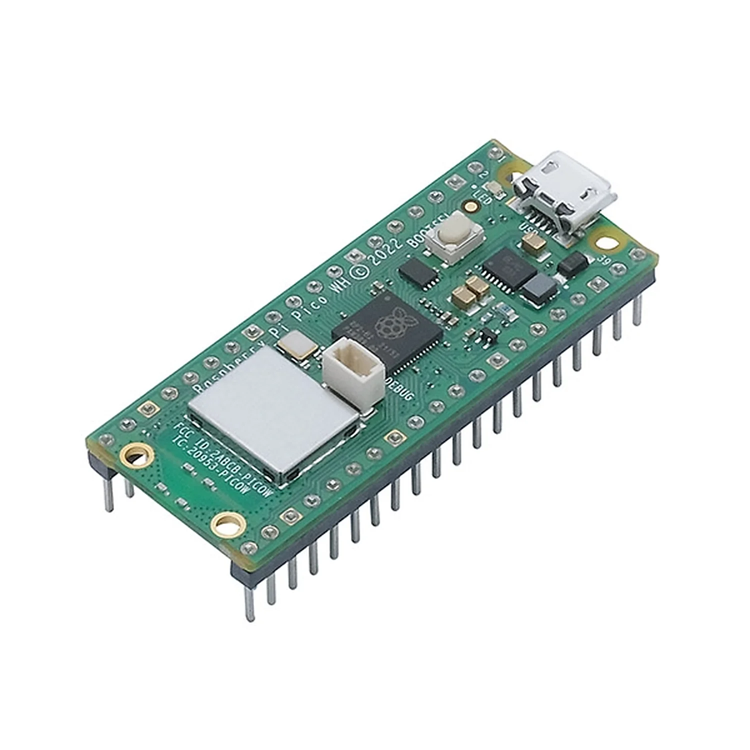 Carte Raspberry PI PICO WH 32bit SC0919 soudé