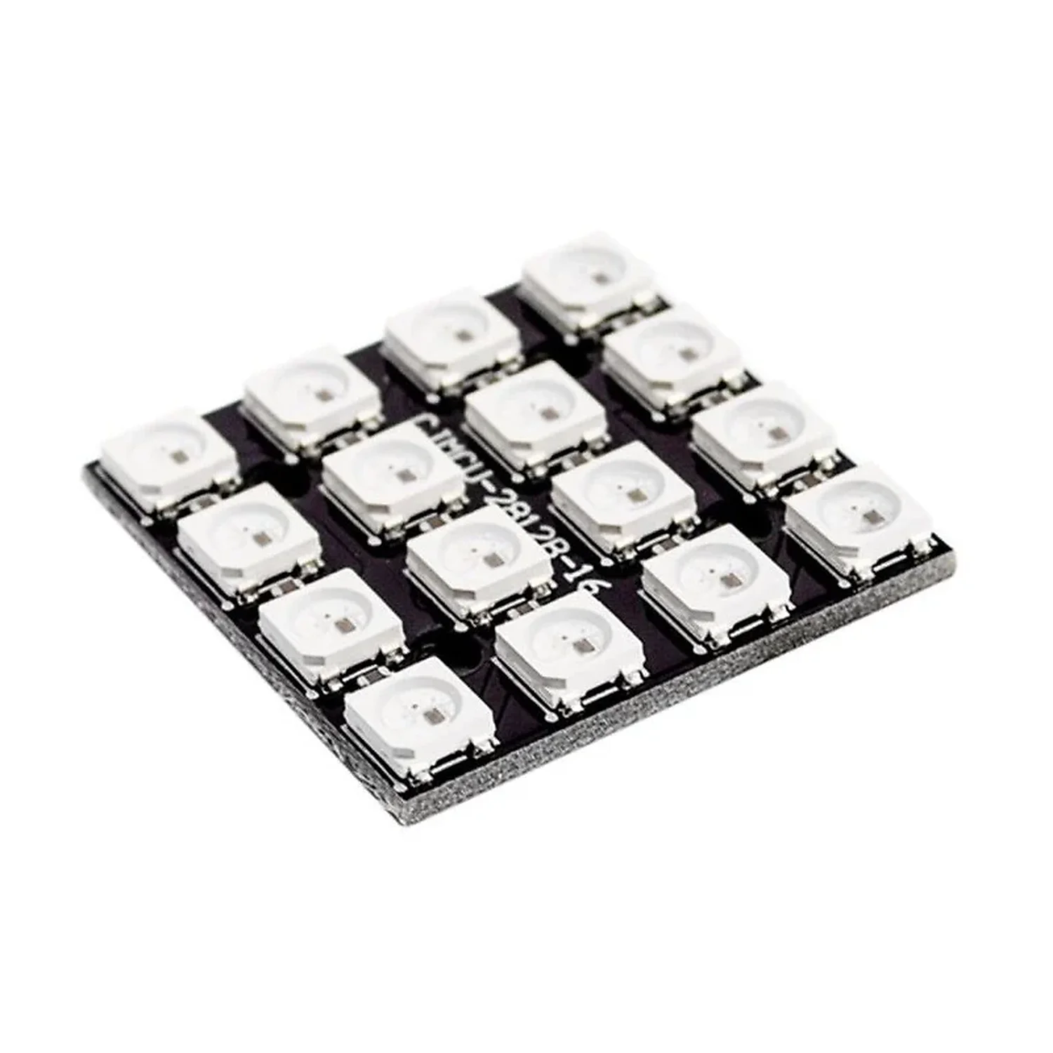 Carte Carré 16 x LED SMD RVB 5050 WS2812B