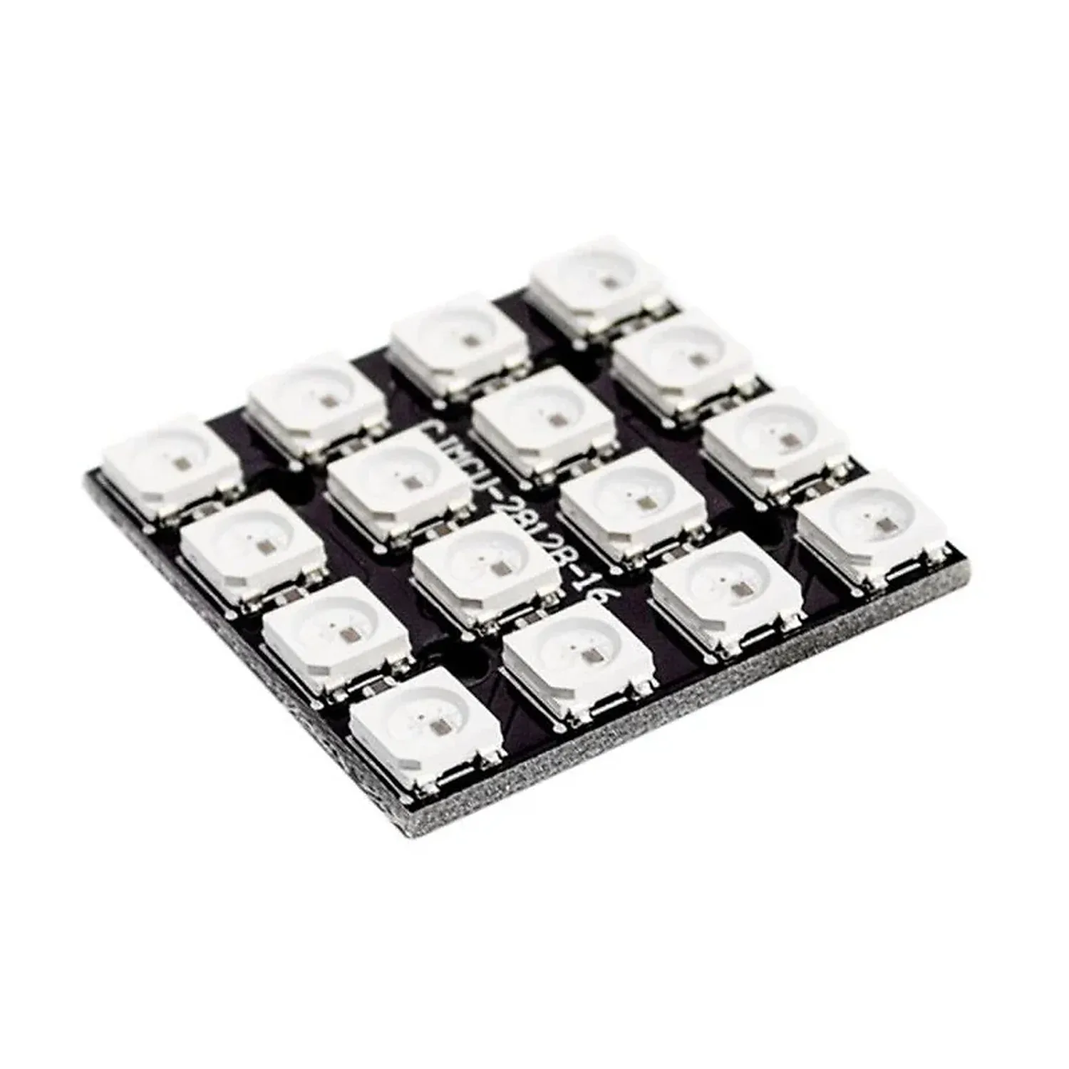 Carte Carré 16 x LED SMD RVB 5050 WS2812B