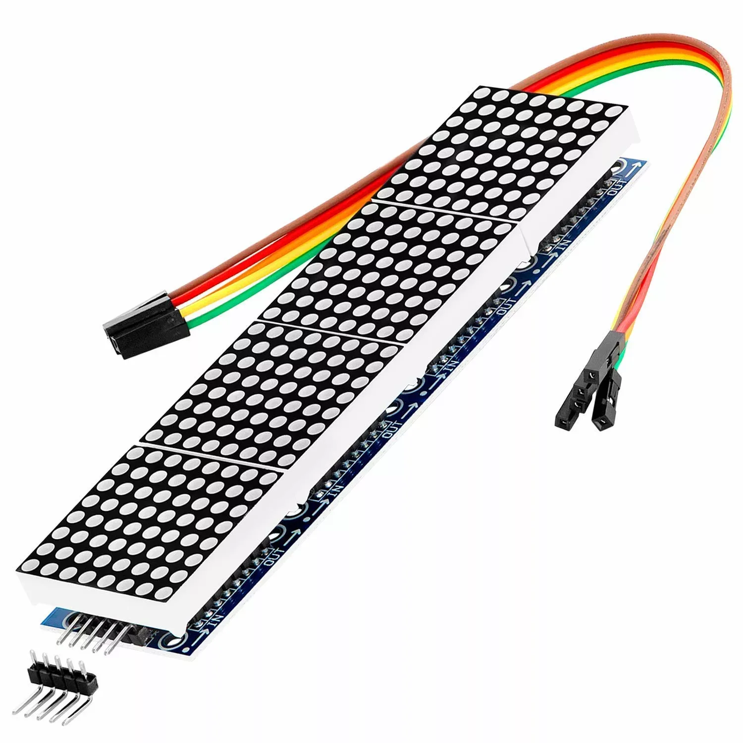 Module de commande d'affichage à matrice de points 4 en 1 MAX7219