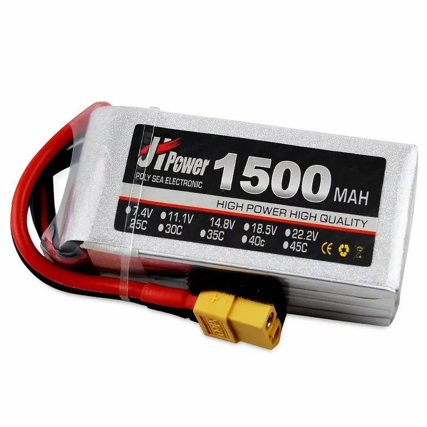 Batterie LIPO 4S 1500mAh 100C 14.8V T/XT60