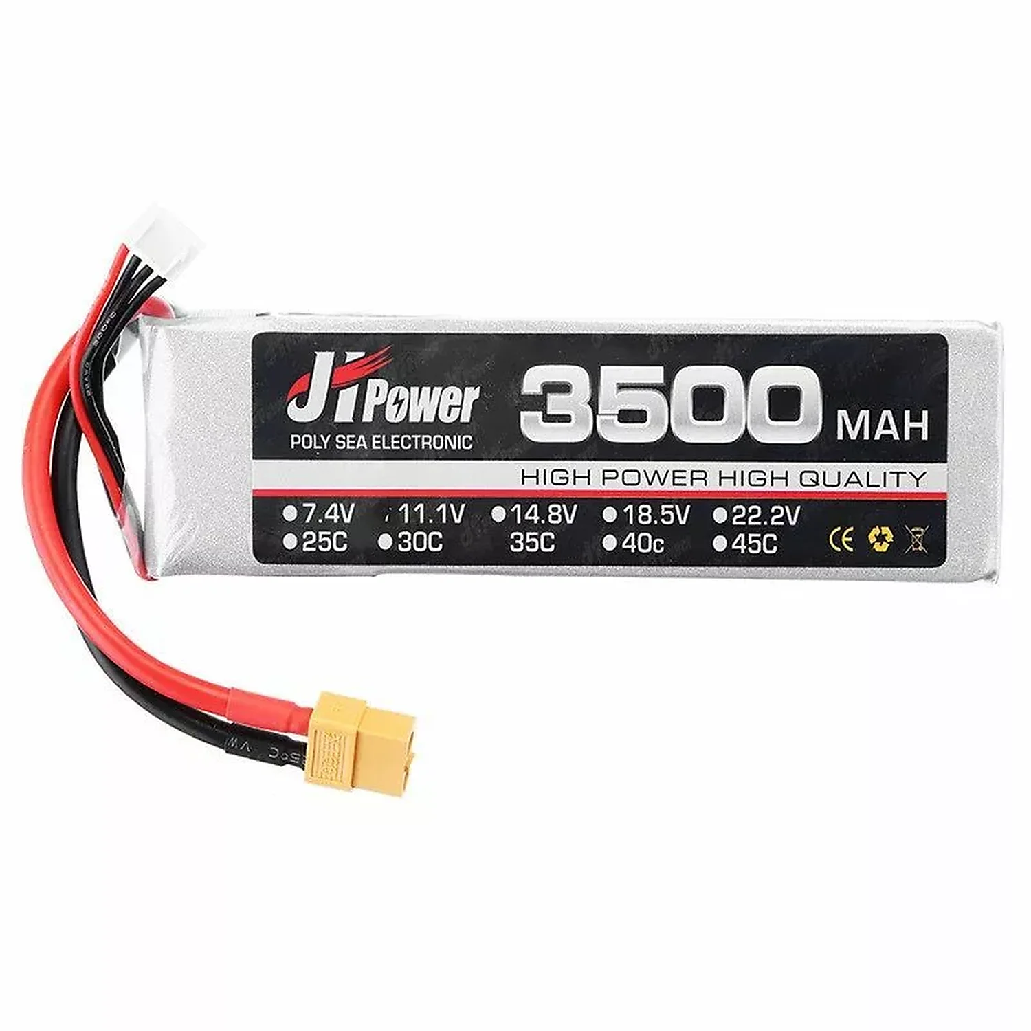 Batterie LIPO 3S 3500mAh 25C 11.1V T/XT60