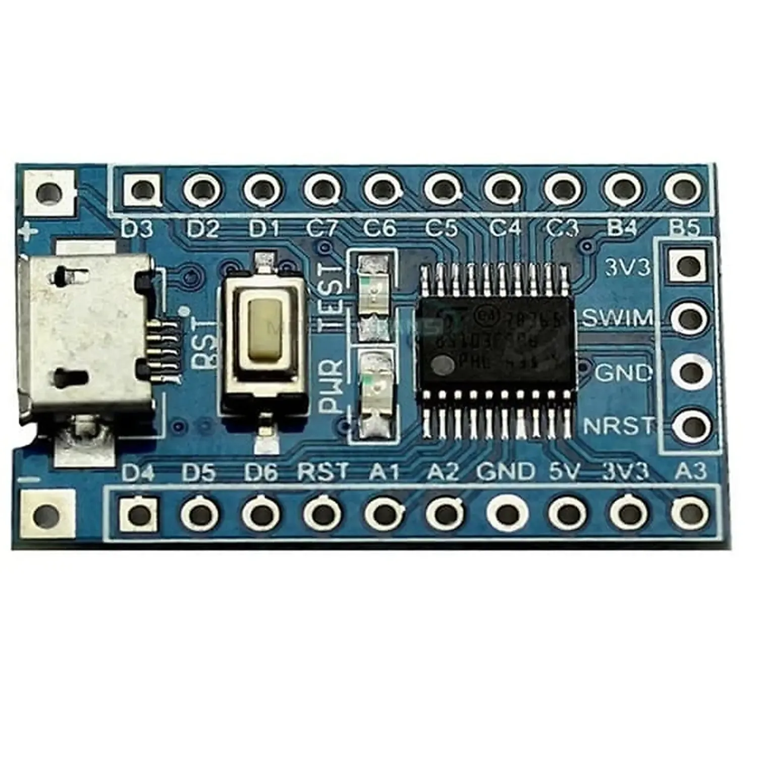Carte developpement STM8S103F3P6