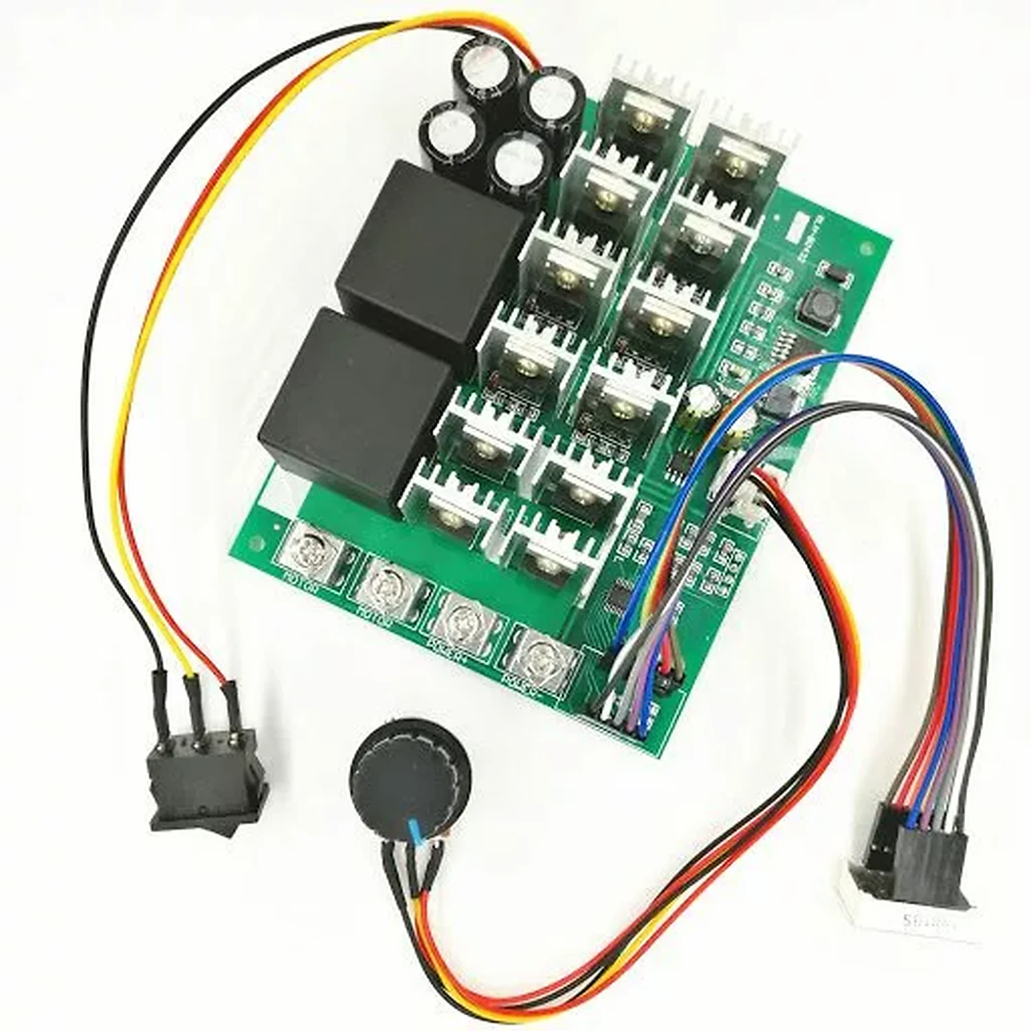 Contrôleur de moteur PWM DC 10-55V 60A reversible + afficheur