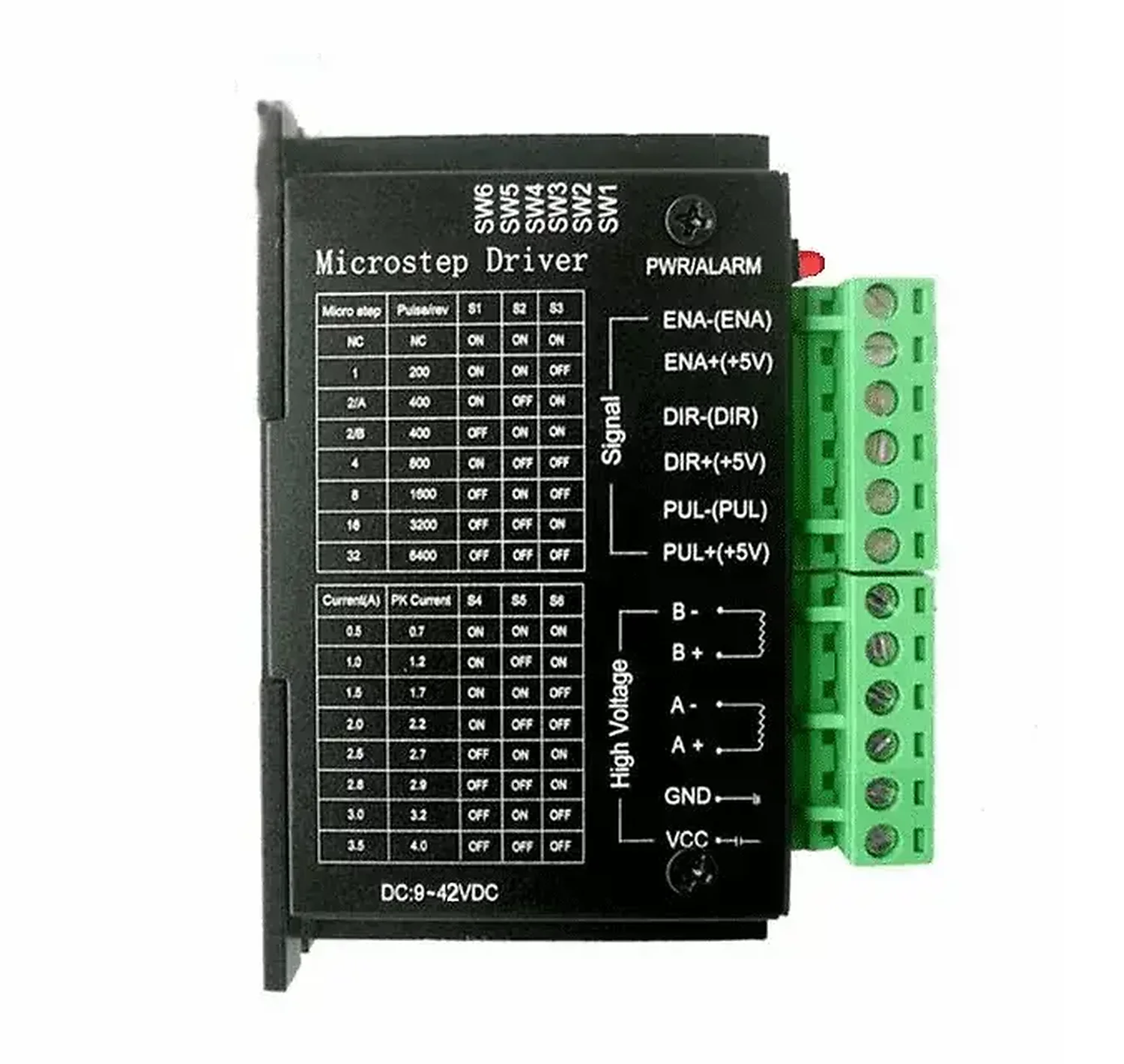 Controleur TB6600 de moteur pas à pas NEMA 17/23/34 - 4a 9-42v