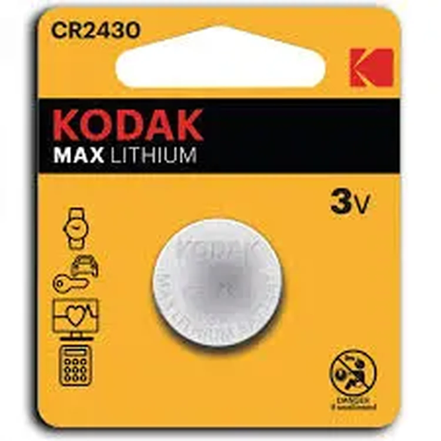 Pile bouton KODAK MAX CR2430