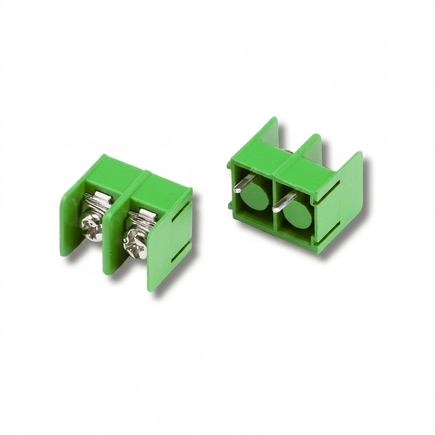 Bornier à barrière Vert KF7620 2Pin 7.62 mm