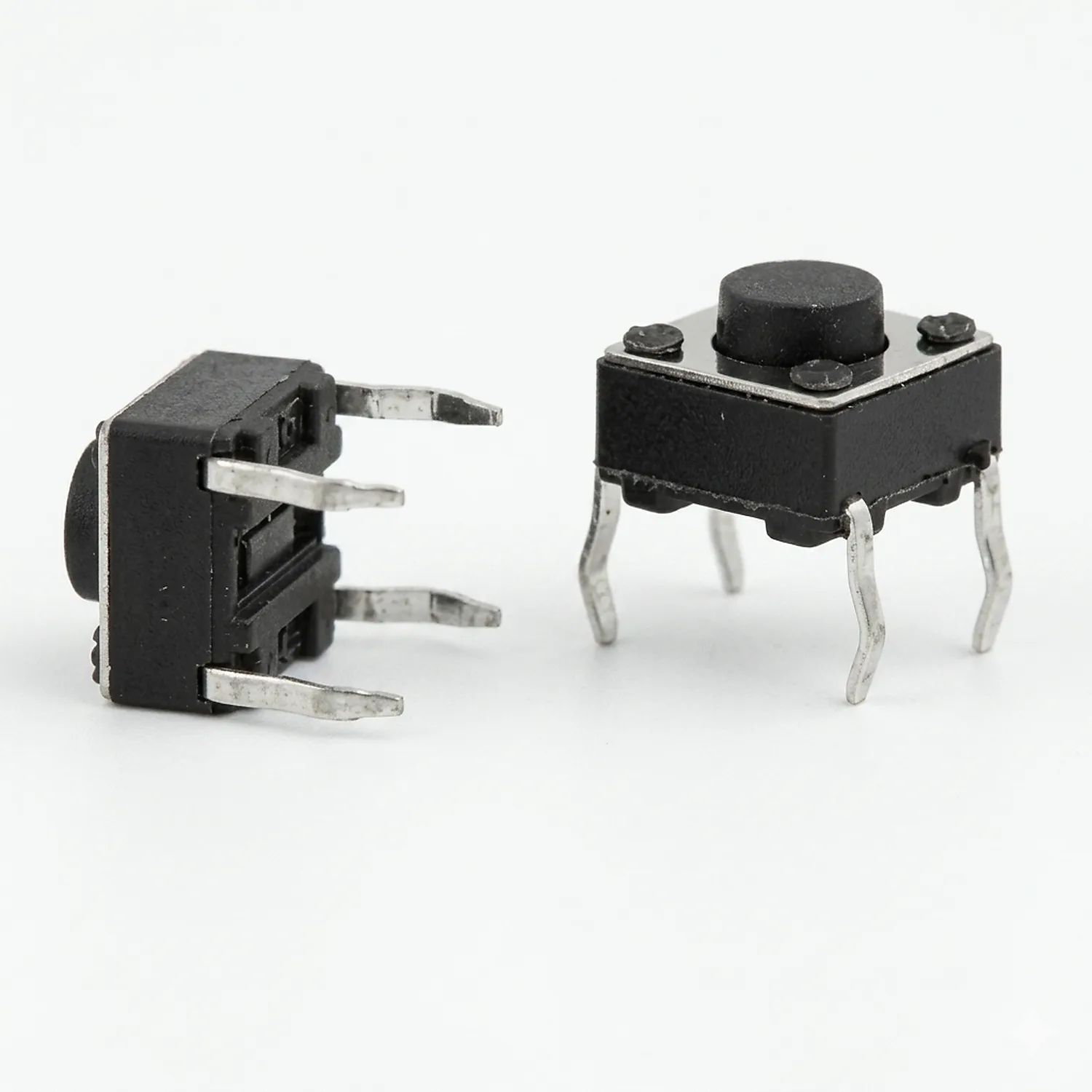 Mini Bouton poussoir Noir 6x6x5mm