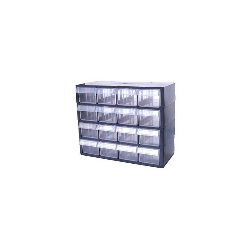 Bloc tiroirs plastique 16 PG Moyen Model