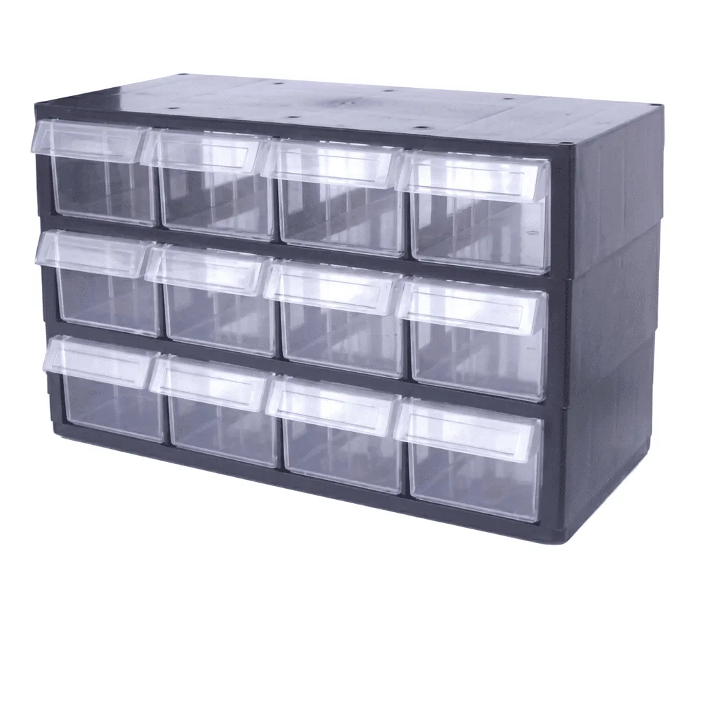 Bloc tiroirs plastique 12 PG Moyen Model