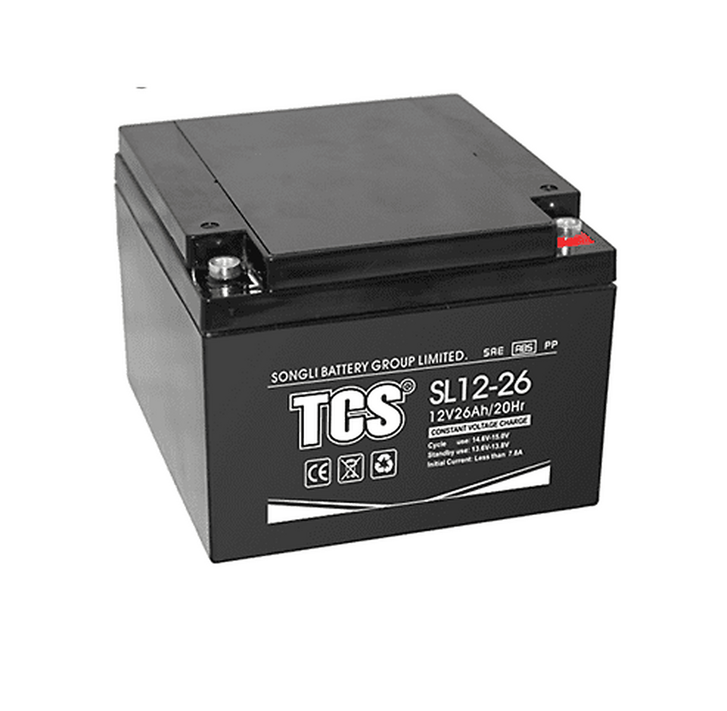 Batterie rechargeable 12V 26AH TCS 175*166*125