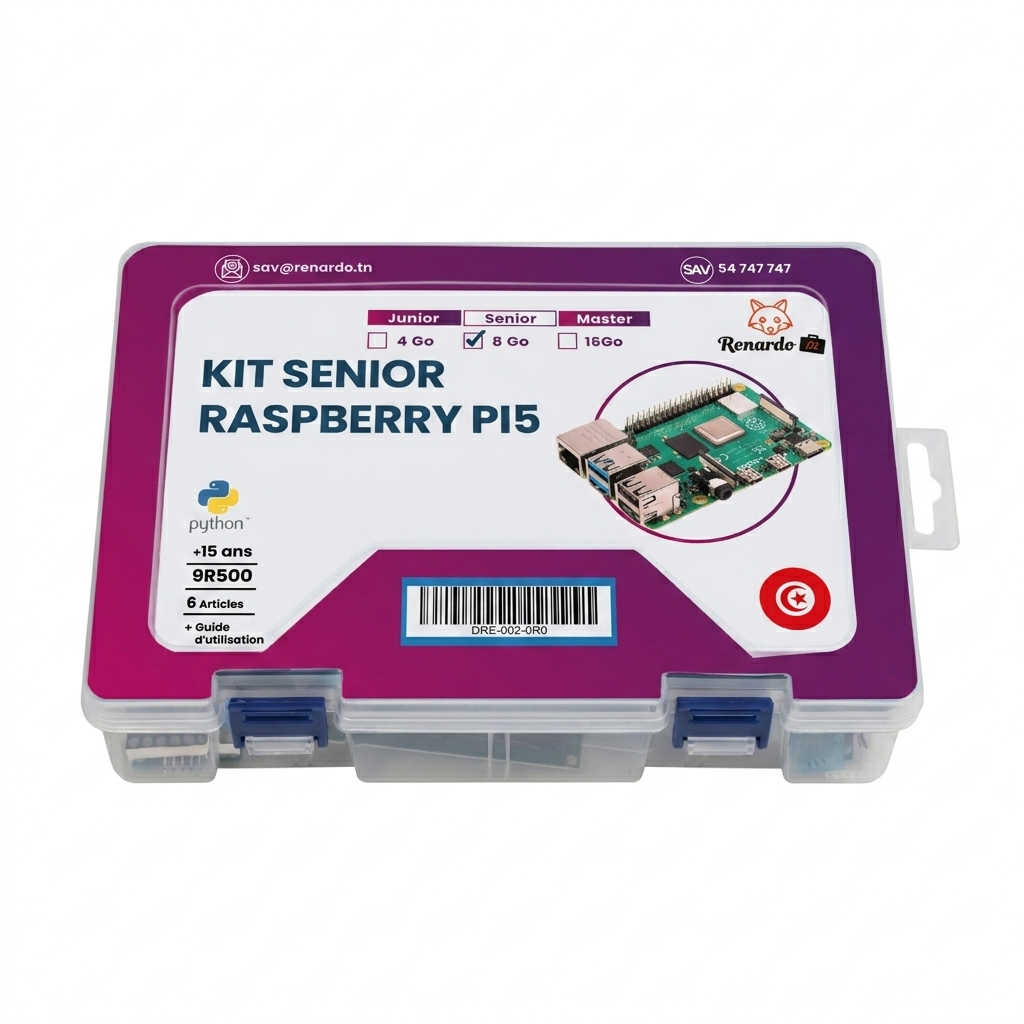 Kit senior Raspberry PI5 4Go - 6 articles Renardo
