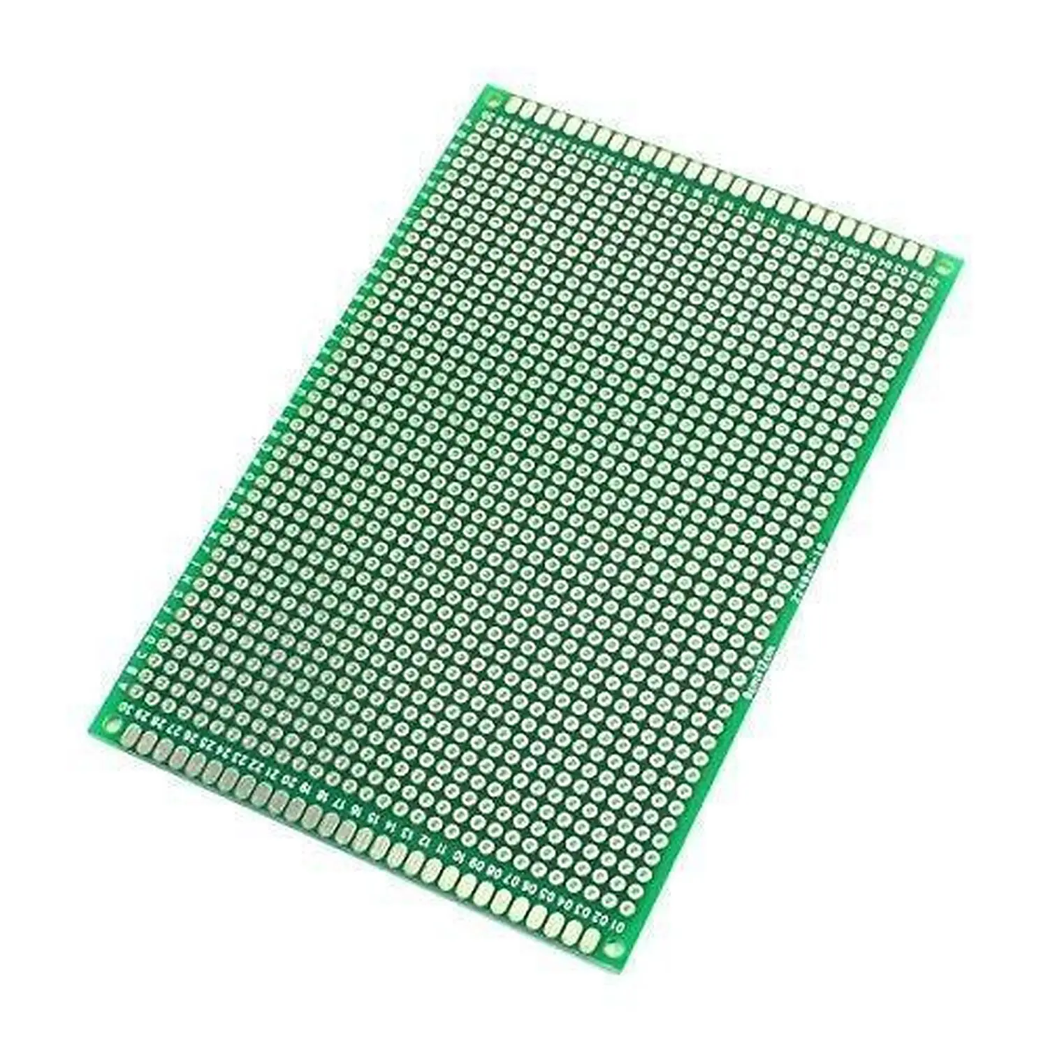 Plaque perforee 8X12 cm Verte Double Face