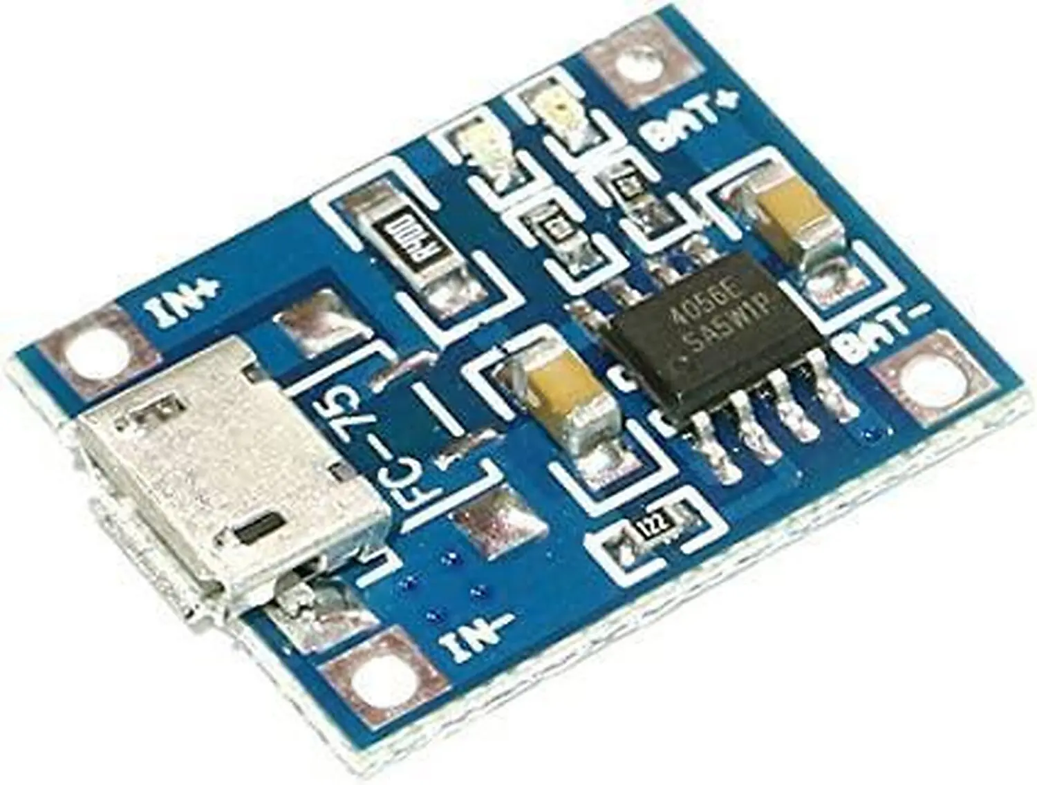 Carte de charge de 2 batteries Li-Ion TP4056 1A Micro USB