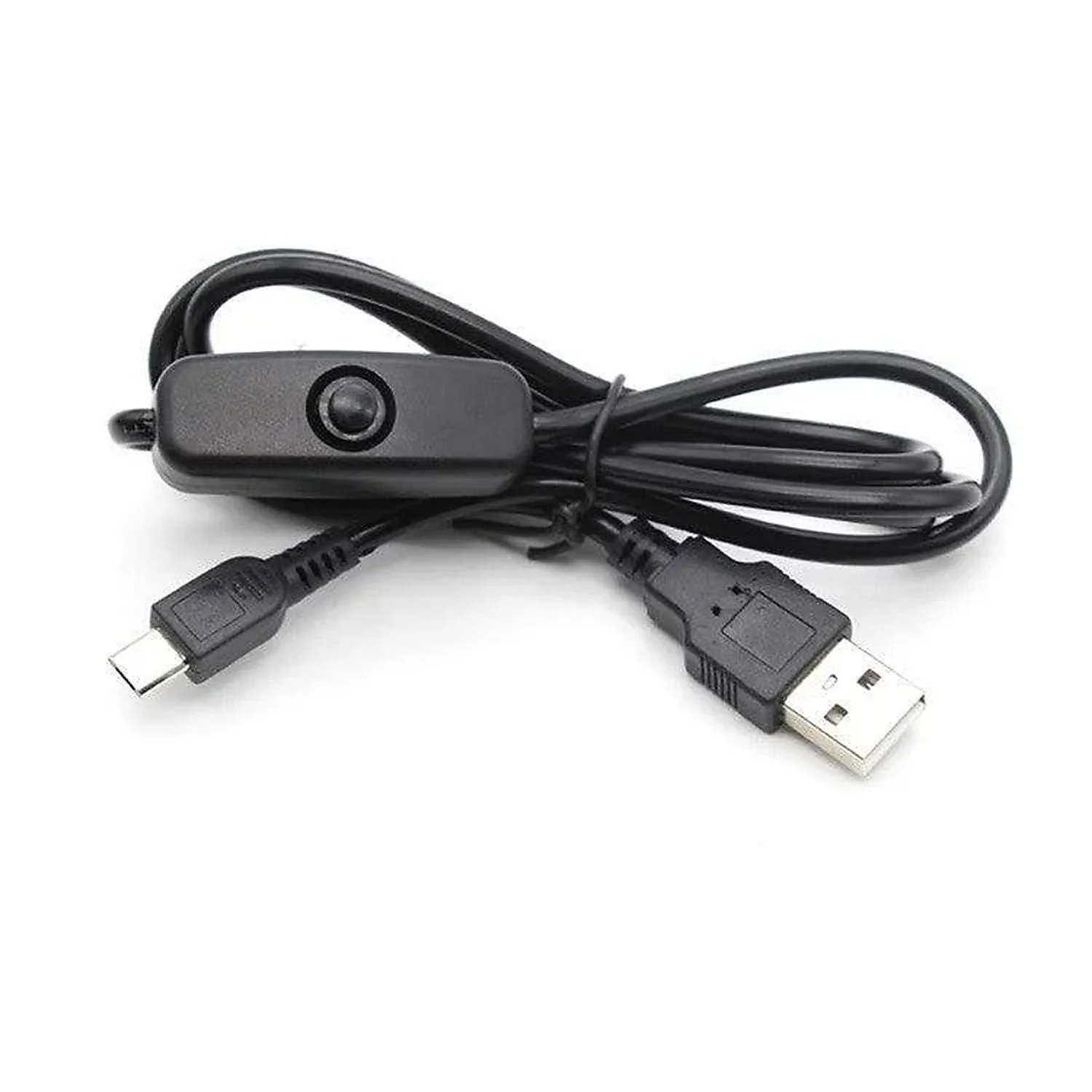 Cable USB/ micro USB avec bouton on/off