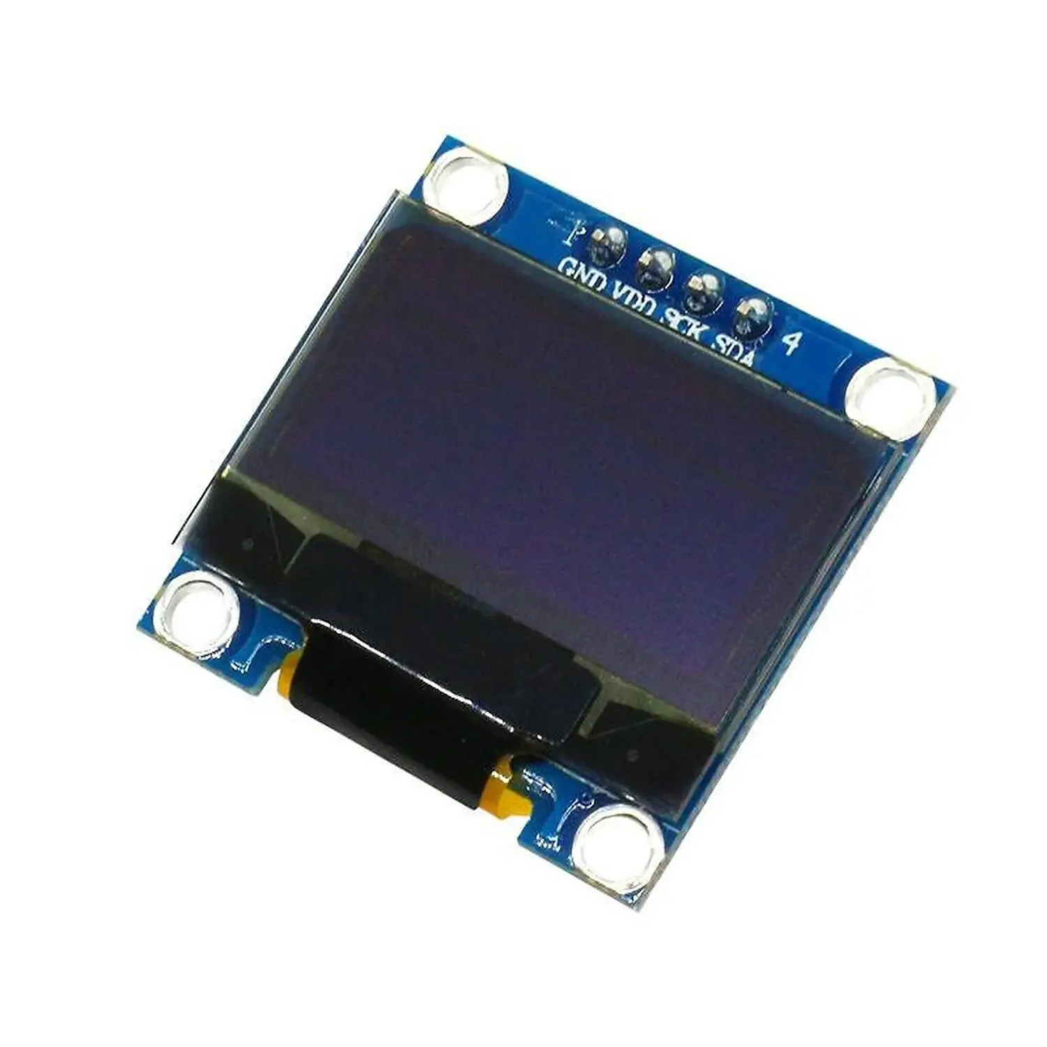Ecran OLED Bleu 0,96" + SPI 7 Pin ( Avec VCC GND)