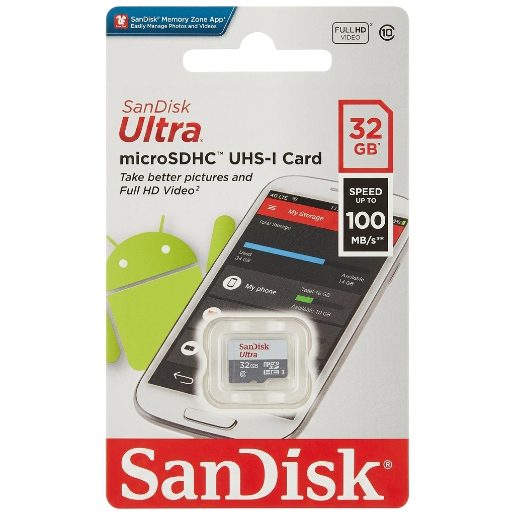 Carte Memoire Micro SD 32 GB SANDISK