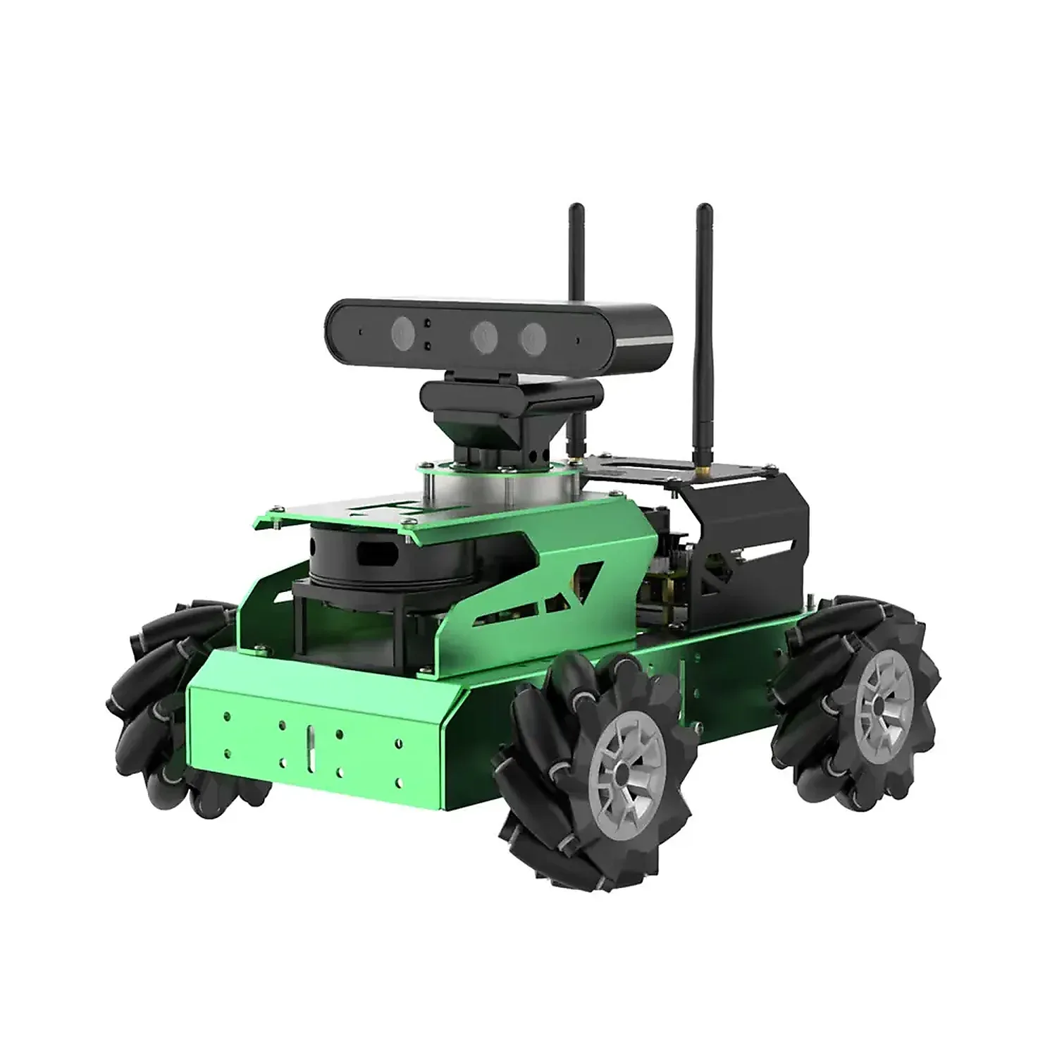 Voiture robot Hiwonder JetAuto ROS alimentée par Jetson Nano avec caméra de profondeur Lidar, écran tactile, prise en charge de la cartographie SLAM